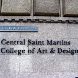 Ana Stojadinovic gives lecture at Central Saint Martins College of Art and Design