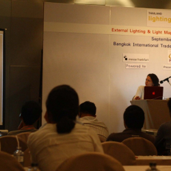 Ana Stojadinovic delivers keynote lecture at Thailand Lighting Fair 2016